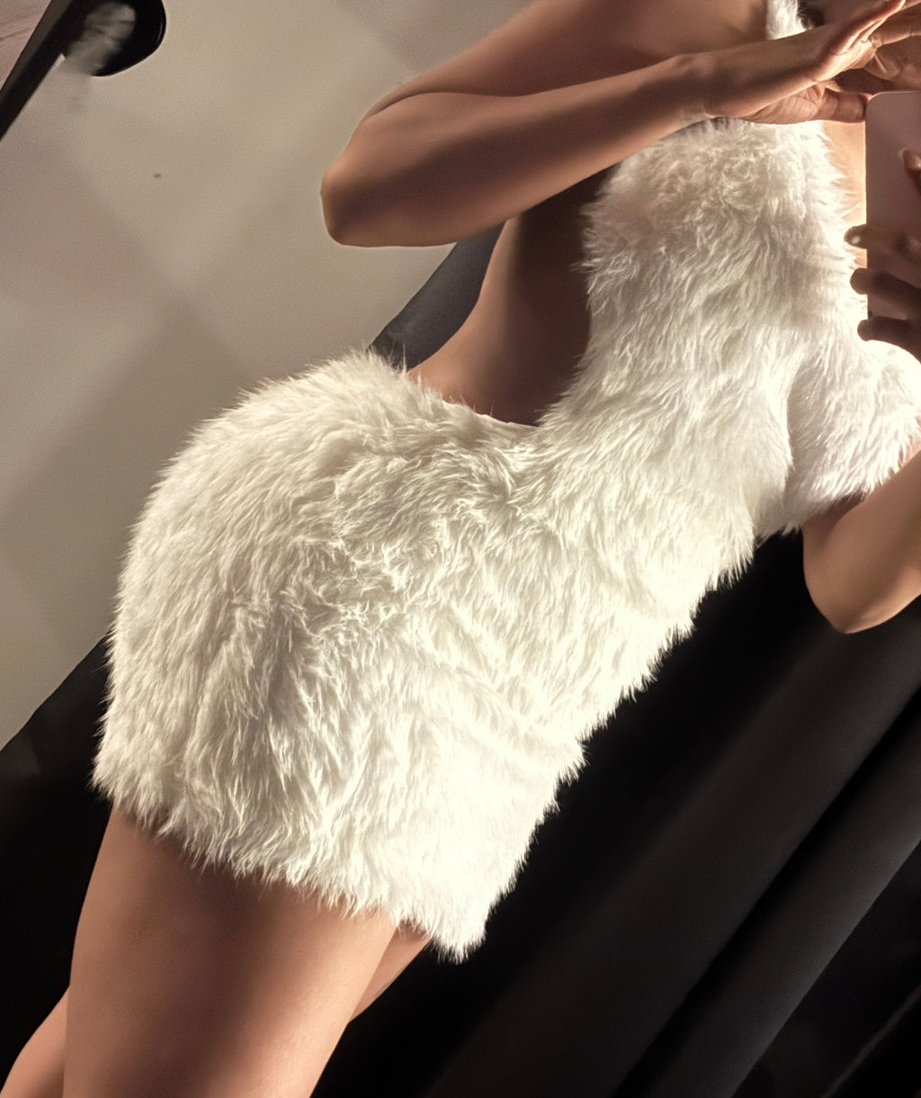 Paris Fur Dress